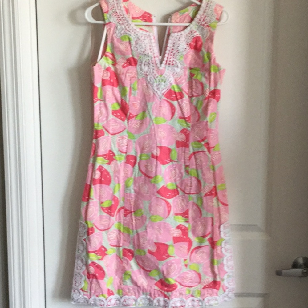 Lilly Pulitzer eyelet trim dress Sz 6